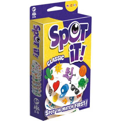 Spot It! Classic Card Game - Pocket Eco Edition - Board Game Thẻ Bài Phản Xạ - Zygomatic