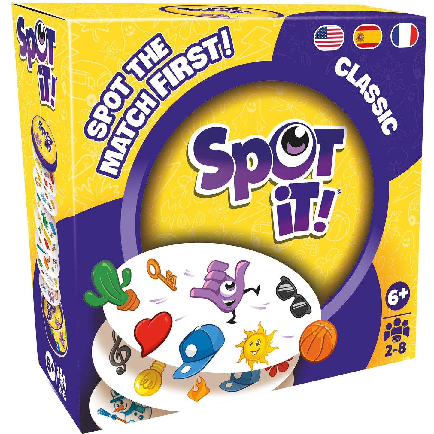 Spot It! Classic (Eco Sleeve) - Board Game Tìm Hình Nhanh Tay Lẹ Mắt - Zygomatic