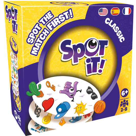 Spot It! Classic (Eco Sleeve) - Board Game Tìm Hình Nhanh Tay Lẹ Mắt - Zygomatic