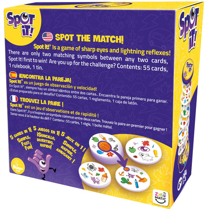 Spot It! Classic (Eco Sleeve) - Board Game Tìm Hình Nhanh Tay Lẹ Mắt - Zygomatic