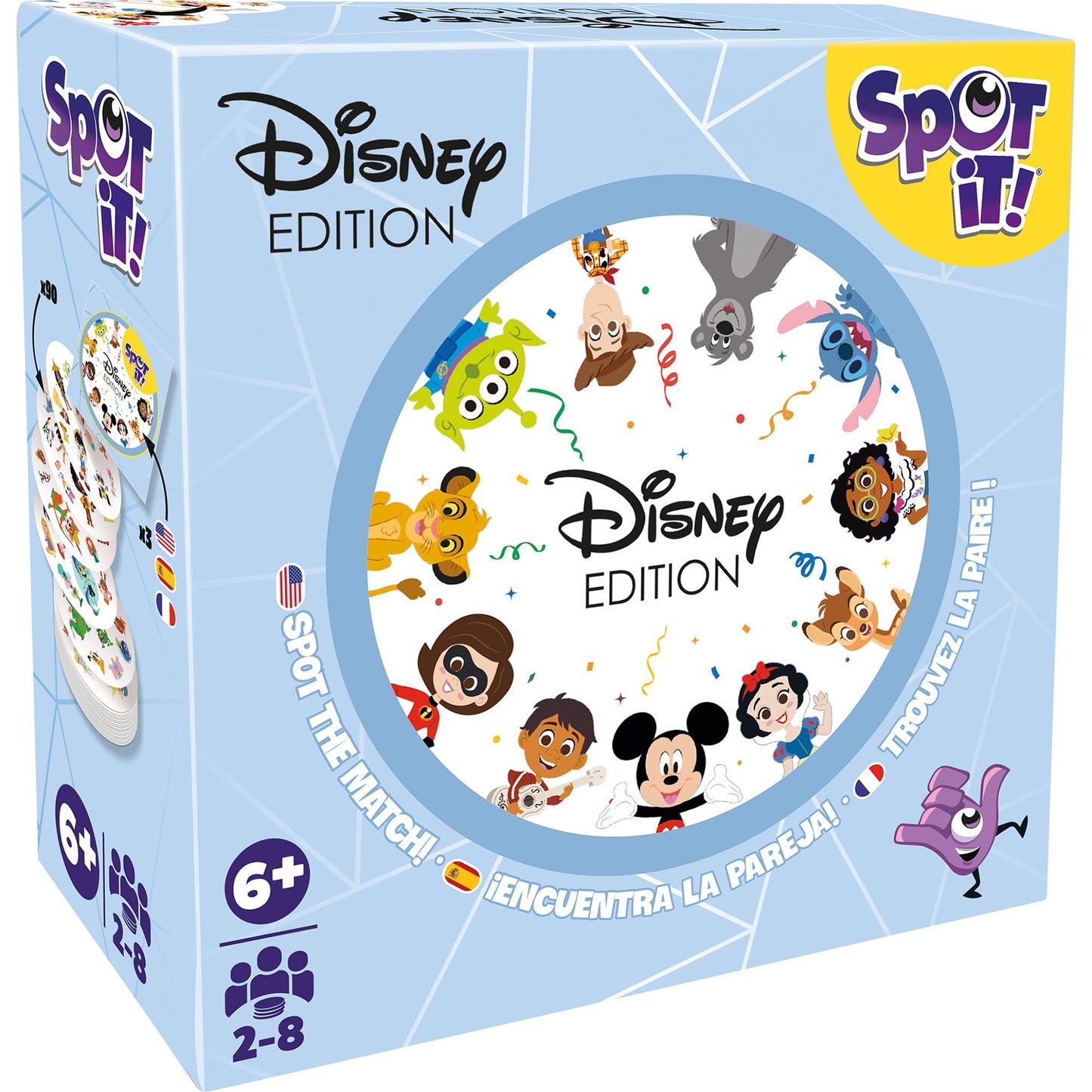 Spot It! Disney Card Game - Trò Chơi Thẻ Bài Phản Xạ Nhanh - Zygomatic