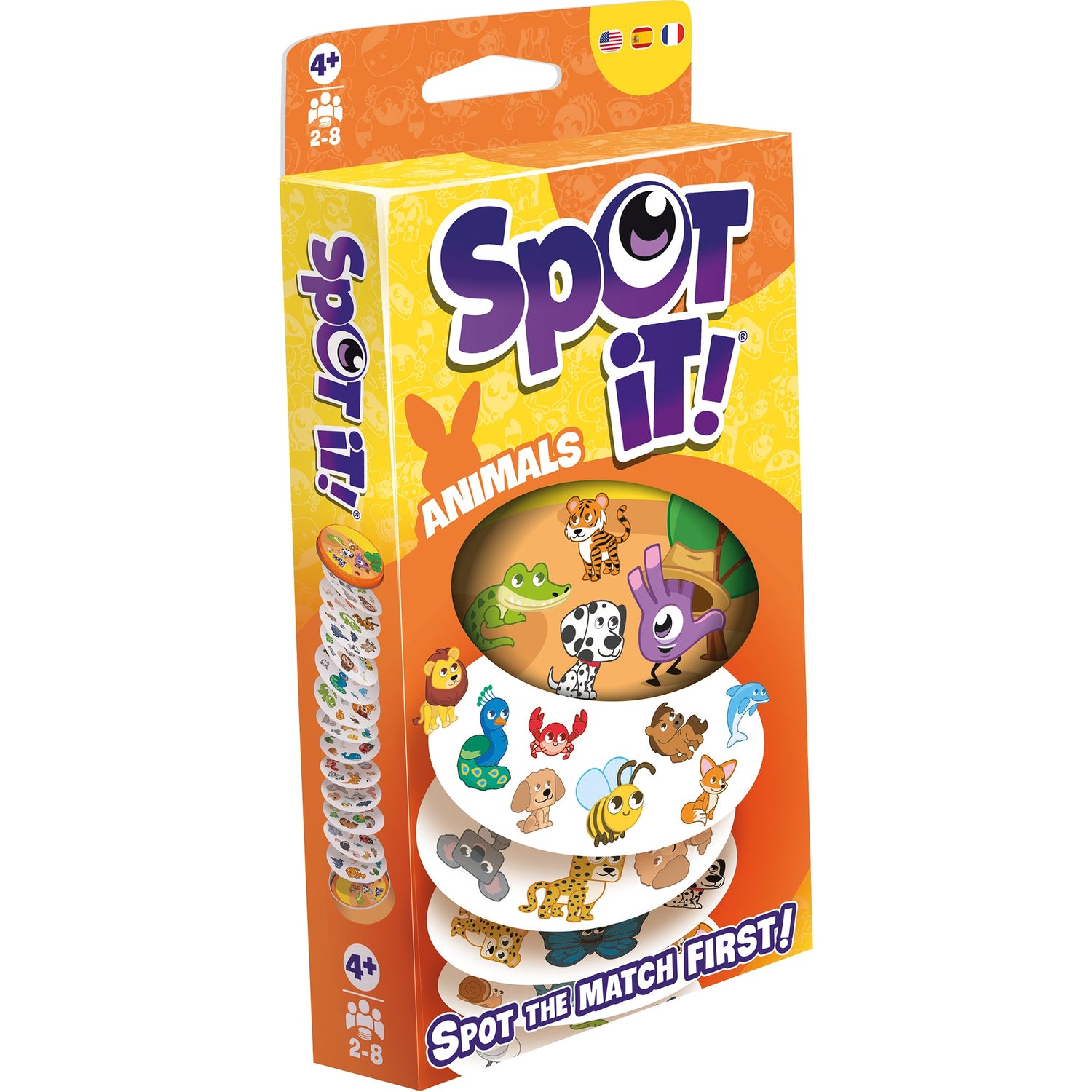 Spot It Animals (Eco-Blister) - Board Game Thẻ Bài Quan Sát Phản Xạ - Zygomatic - Hình ảnh sản phẩm