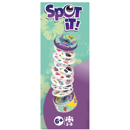 Spot It! Lilo and Stitch (Eco Sleeve) - Board Game Thẻ Bài Quan Sát Nhanh Tay - Zygomatic