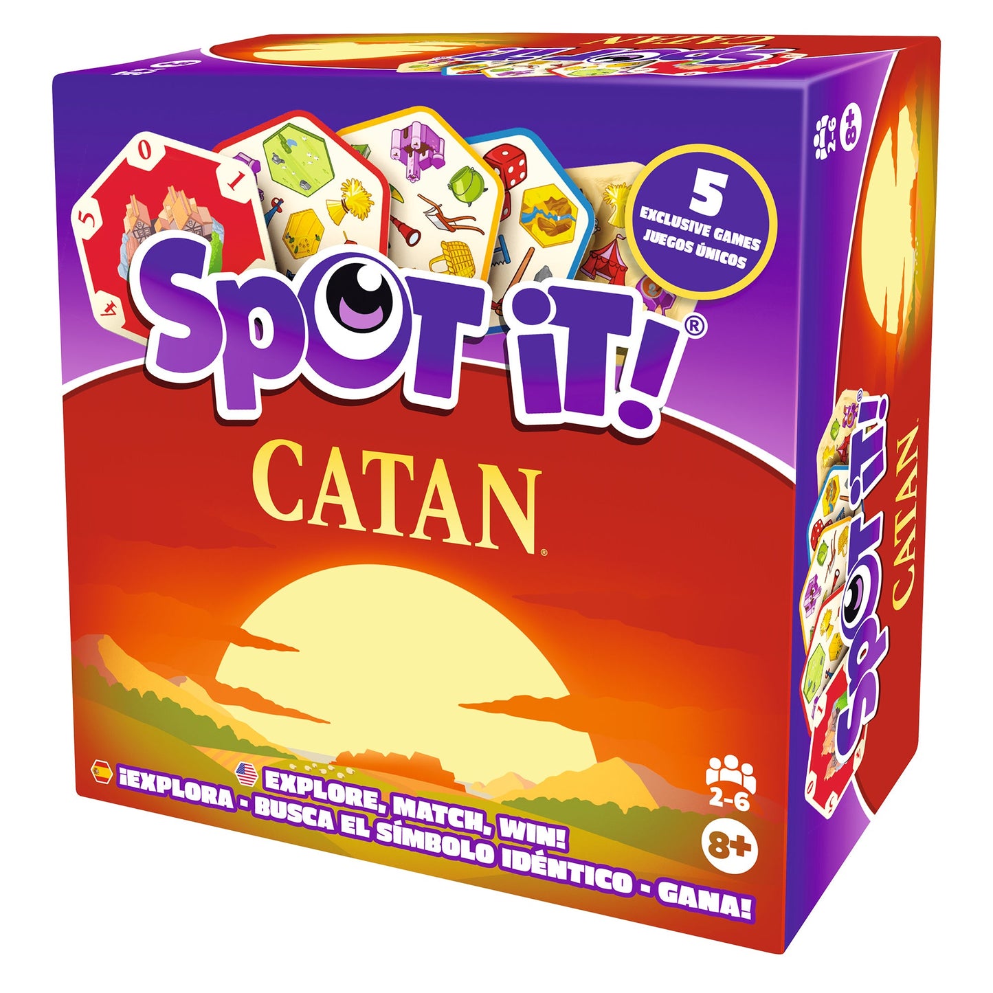 Spot It: CATAN - Board Game Tìm Cặp Nhanh Tay Lẹ Mắt - Zygomatic