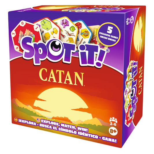 Spot It: CATAN - Board Game Tìm Cặp Nhanh Tay Lẹ Mắt - Zygomatic