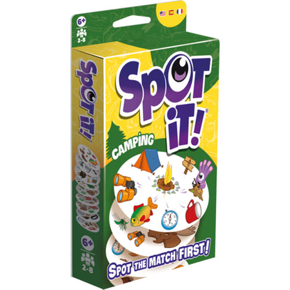 Spot it! Camping (Pocket Eco) Board Game Thẻ Bài Phản Xạ Zygomatic