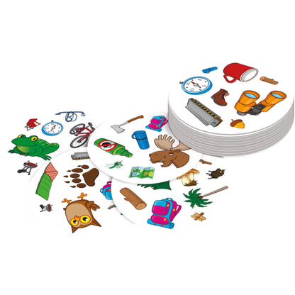 Spot it! Camping (Pocket Eco) Board Game Thẻ Bài Phản Xạ Zygomatic