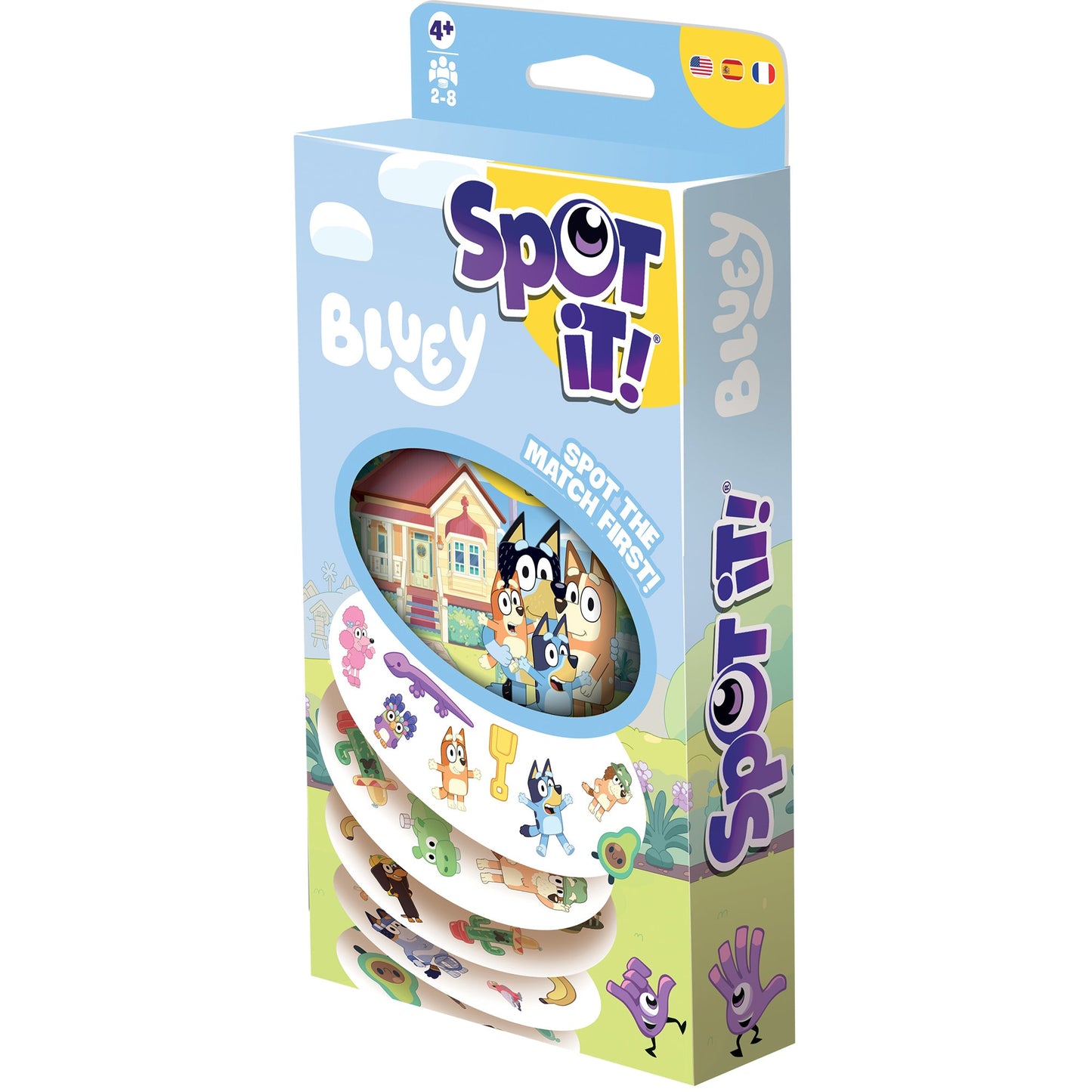 Spot It! Bluey Card Game - Trò Chơi Thẻ Bài Phản Xạ Gia Đình - Zygomatic