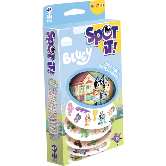 Spot It! Bluey Card Game - Trò Chơi Thẻ Bài Phản Xạ Gia Đình - Zygomatic