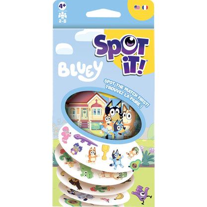 Spot It! Bluey Card Game - Trò Chơi Thẻ Bài Phản Xạ Gia Đình - Zygomatic