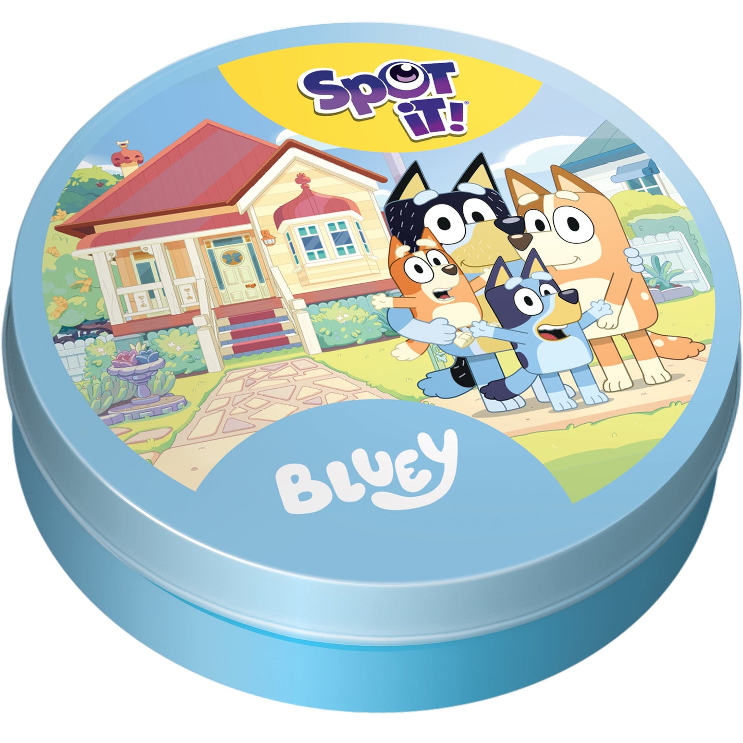 Spot It! Bluey Card Game - Trò Chơi Thẻ Bài Phản Xạ Gia Đình - Zygomatic
