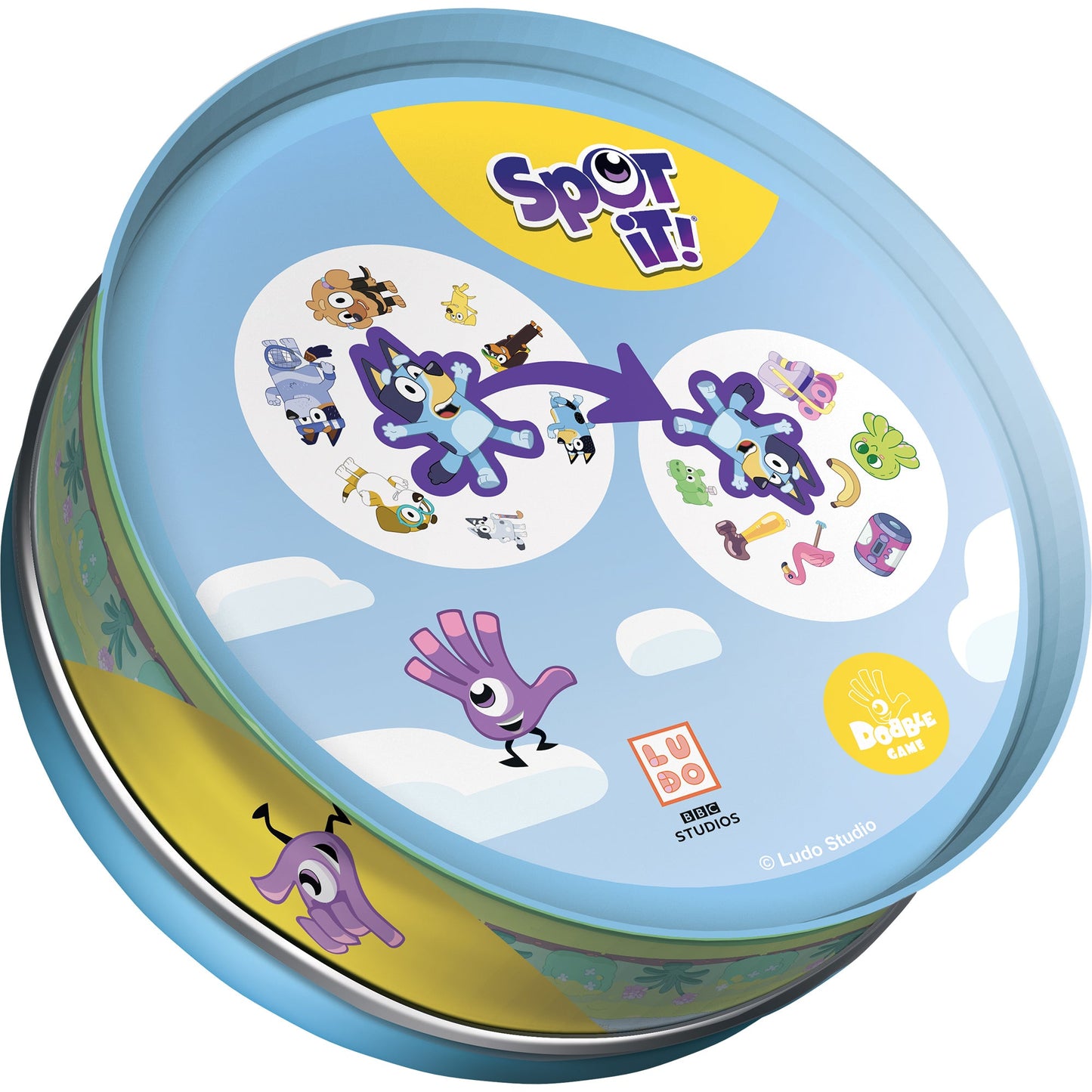 Spot It! Bluey Card Game - Trò Chơi Thẻ Bài Phản Xạ Gia Đình - Zygomatic
