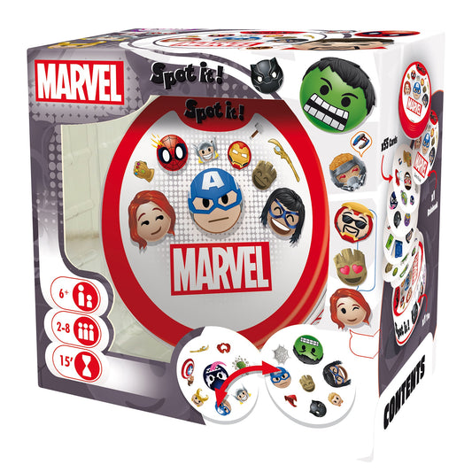 Spot It! Marvel Emoji Card Game (Eco-Blister) - Board Game Thẻ Bài Phản Xạ - Zygomatic