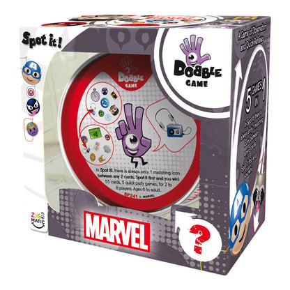 Spot It! Marvel Emoji Card Game (Eco-Blister) - Board Game Thẻ Bài Phản Xạ - Zygomatic