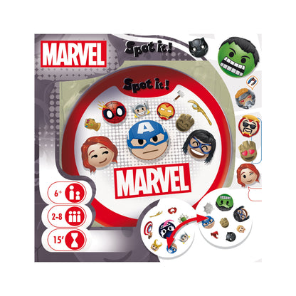 Spot It! Marvel Emoji Card Game (Eco-Blister) - Board Game Thẻ Bài Phản Xạ - Zygomatic