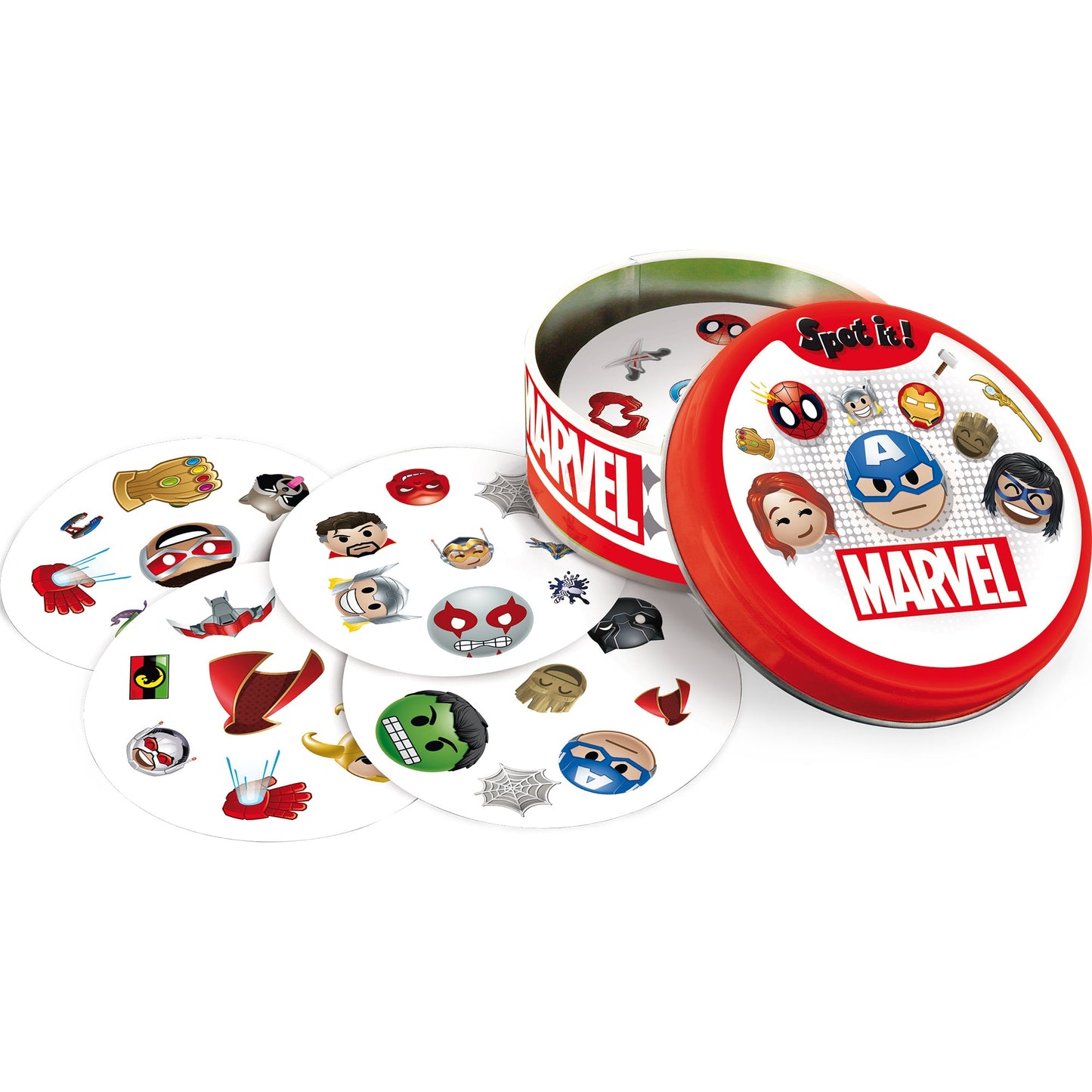 Spot It! Marvel Emoji Card Game (Eco-Blister) - Board Game Thẻ Bài Phản Xạ - Zygomatic