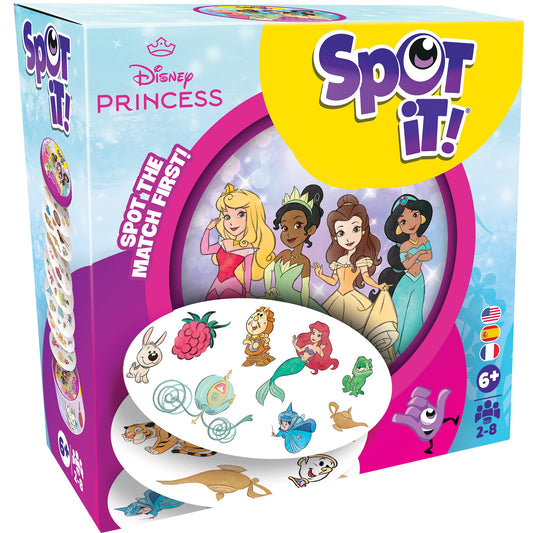 Spot It!: Disney Princess (Eco Sleeve) - Trò chơi thẻ bài phản xạ - Zygomatic