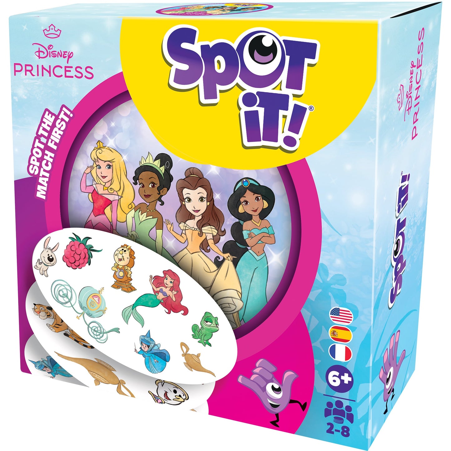 Spot It!: Disney Princess (Eco Sleeve) - Trò chơi thẻ bài phản xạ - Zygomatic
