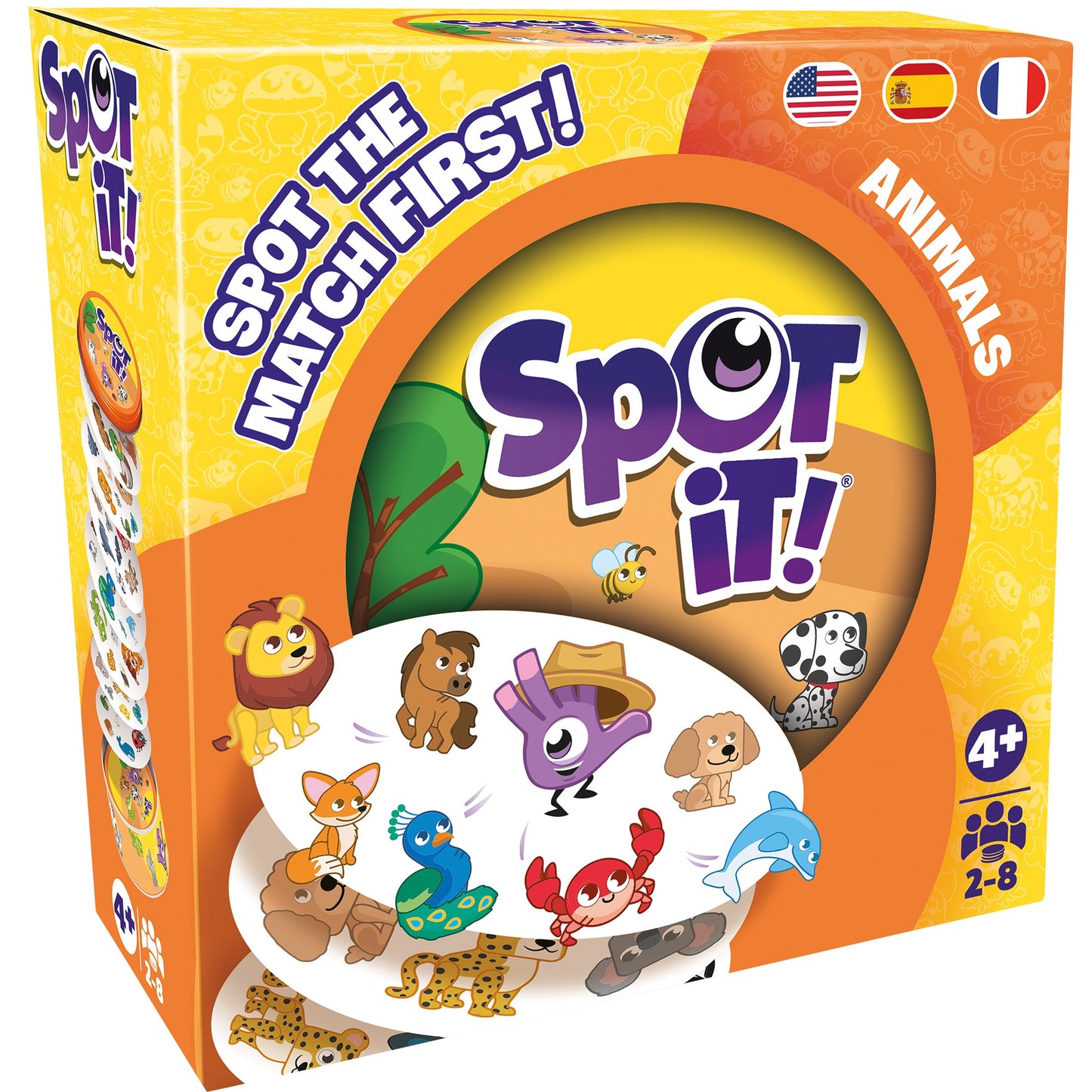 Spot it! Animals (Eco sleeve) Board Game Trẻ Em - Zygomatic