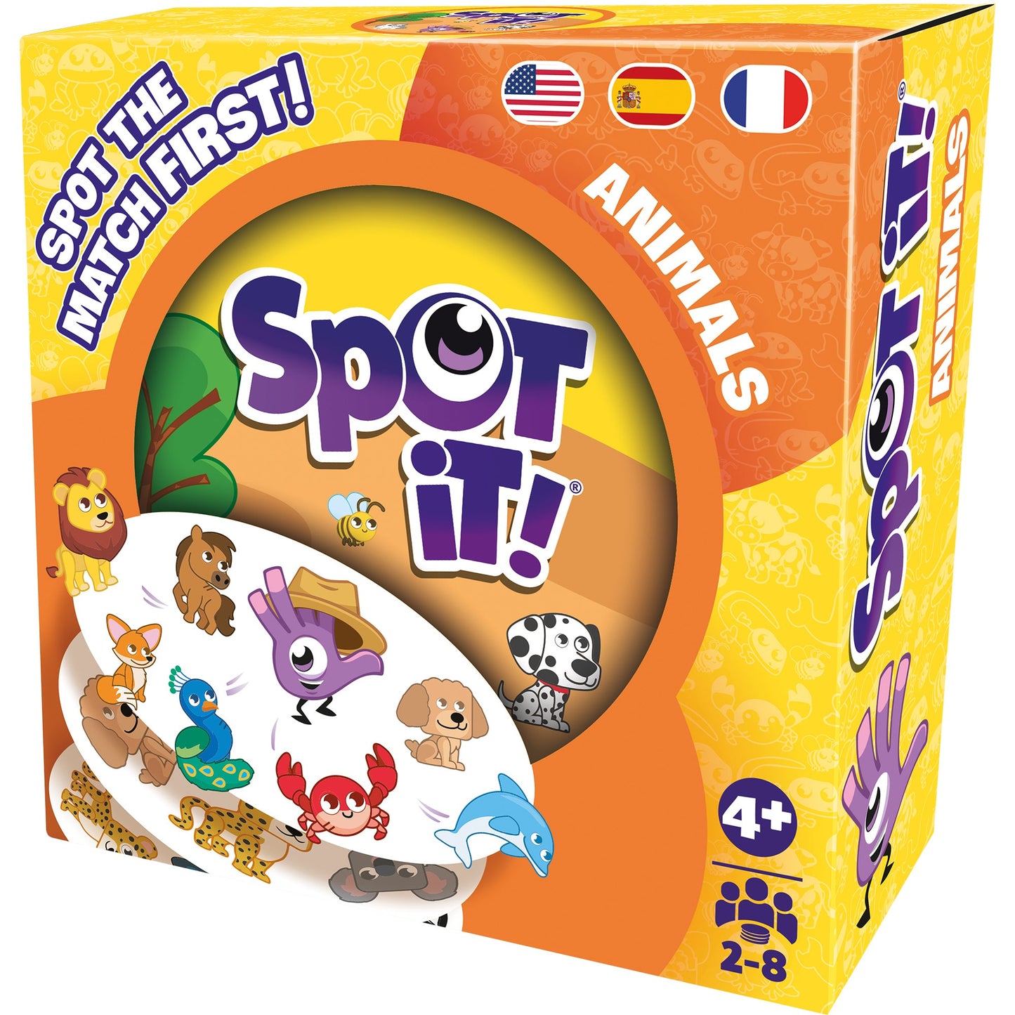 Spot it! Animals (Eco sleeve) Board Game Trẻ Em - Zygomatic