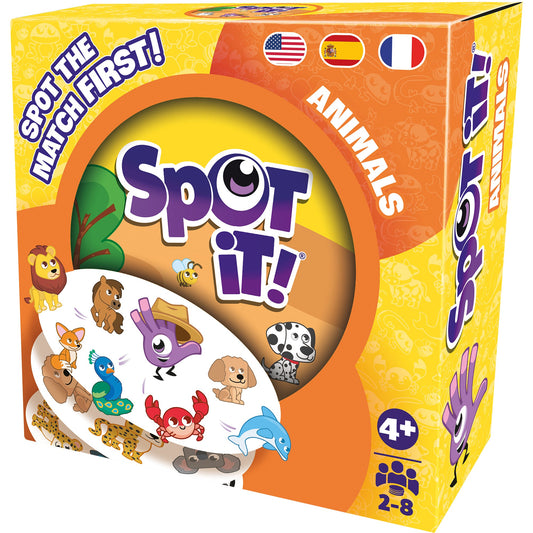 Spot it! Animals (Eco sleeve) Board Game Trẻ Em - Zygomatic