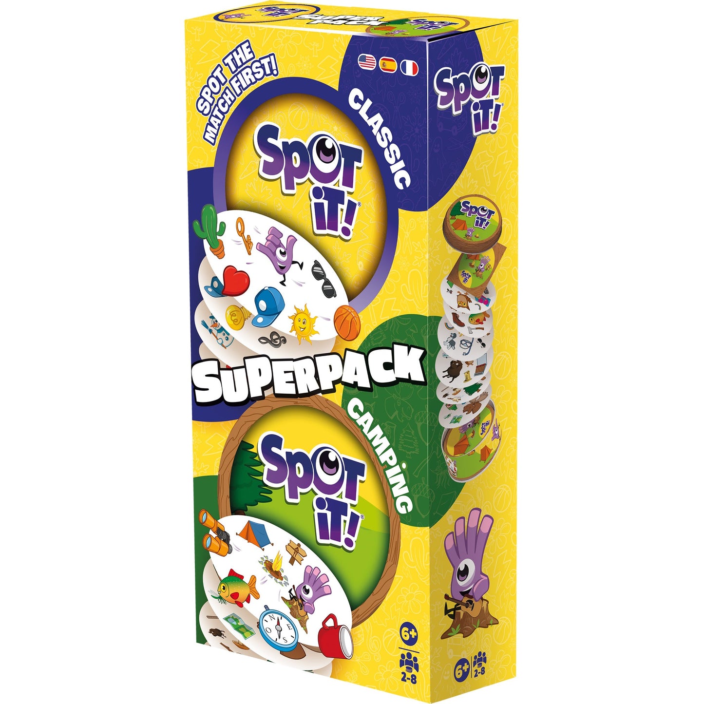 Spot It! Super Pack (Eco Bigbox) Classic + Camping - Board Game Thẻ Bài Phản Xạ - Zygomatic