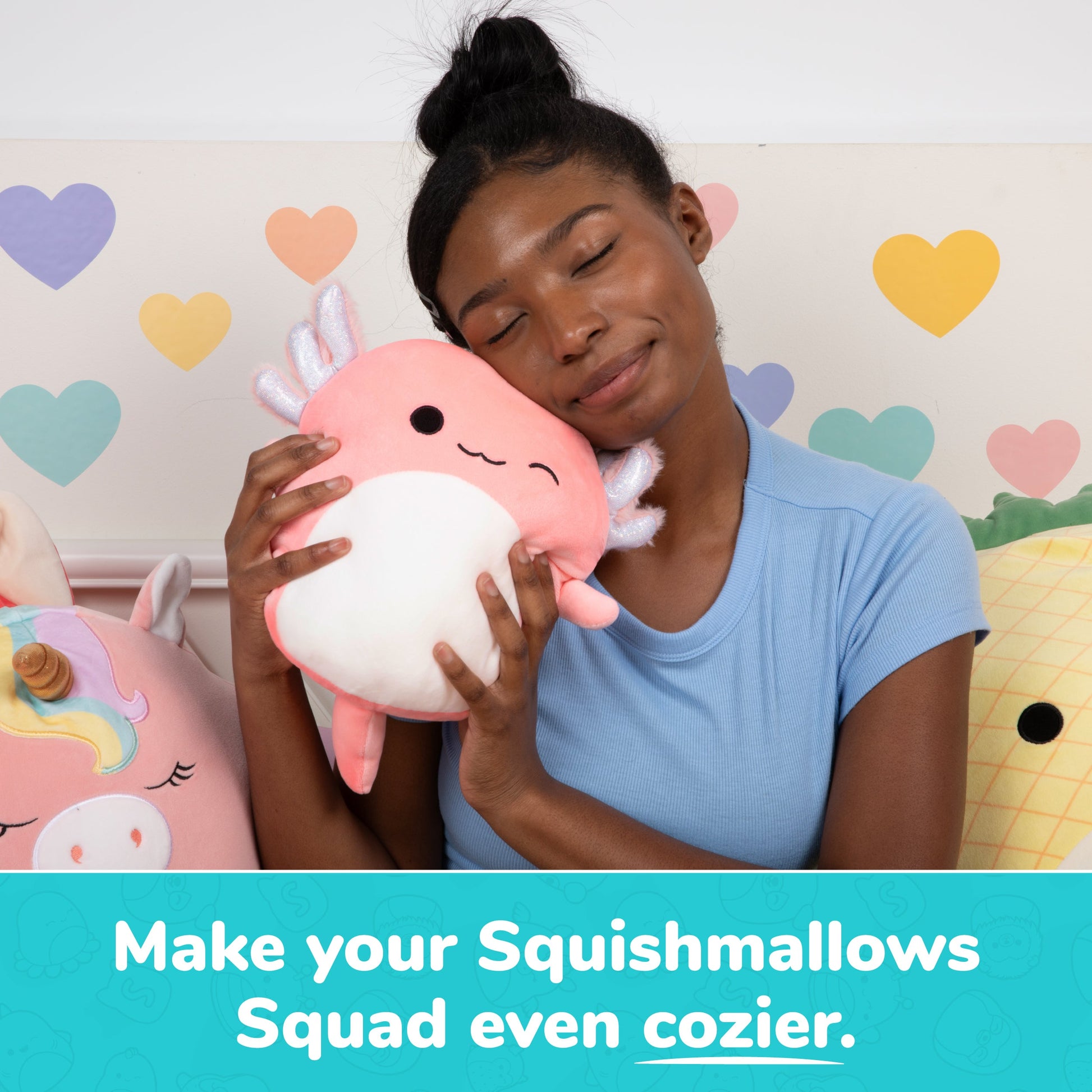 Archie the Axolotl Heating Pad - Túi Chườm Nóng Squishmallow Relatable - Góc nhìn khác 3