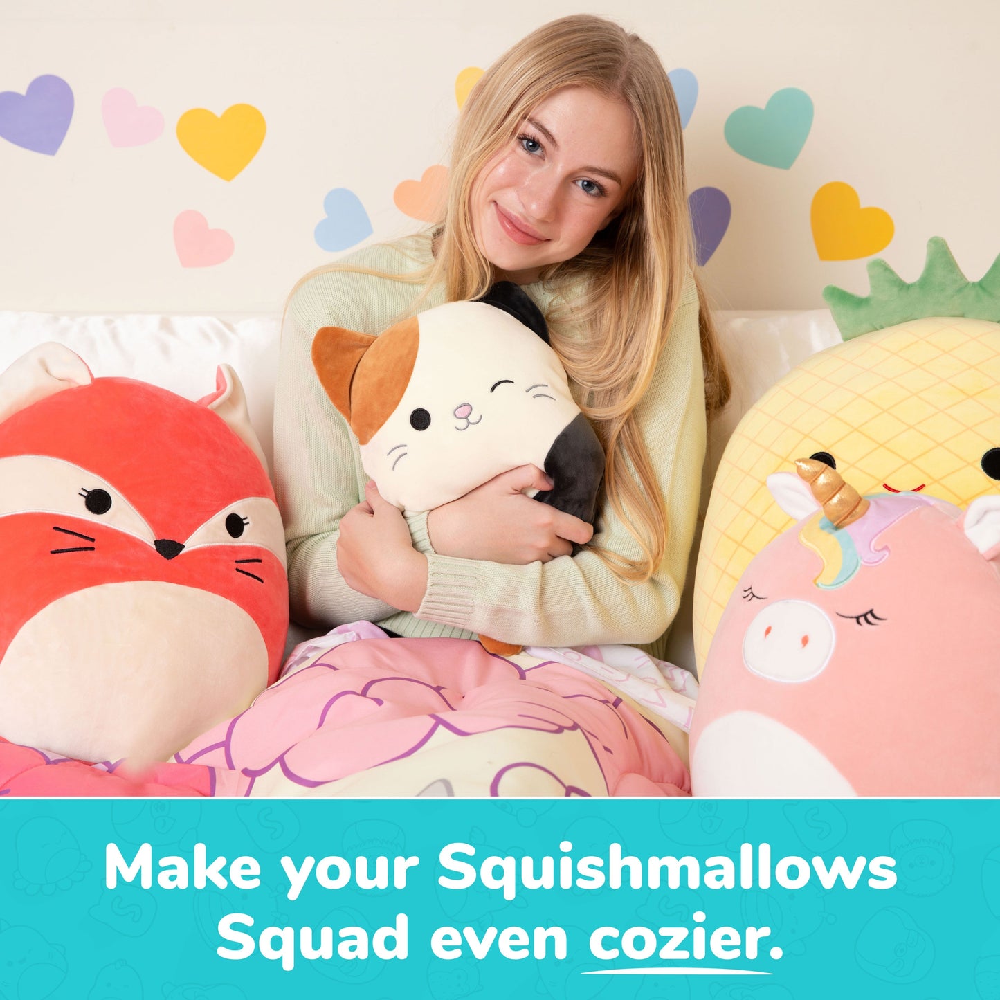 Squishmallows Cam Heating Pad - Đệm Sưởi Giảm Đau Bụng Kinh & Thư Giãn - Relatable - Hình ảnh chi tiết 2