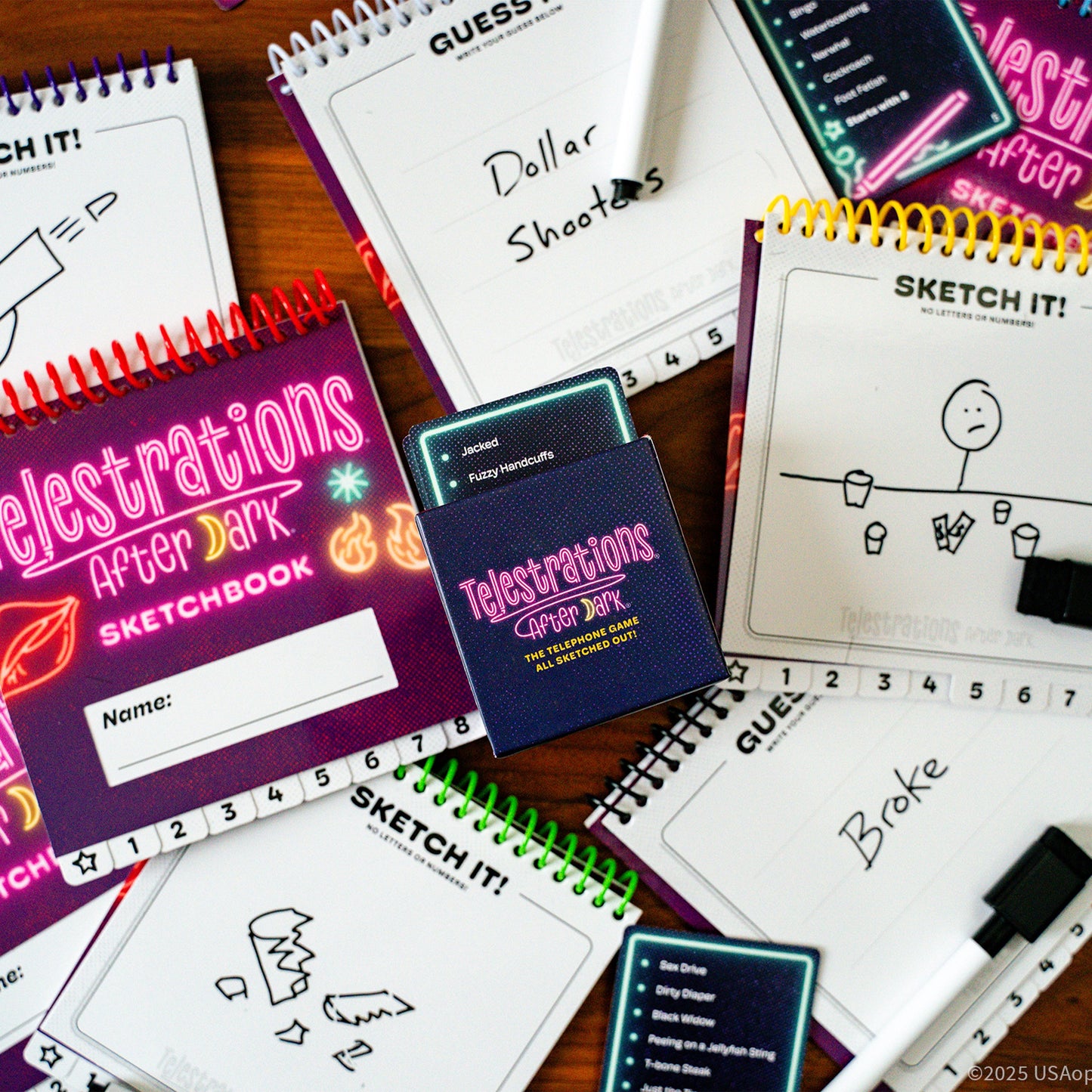 Telestrations® After Dark® 8 Player (2nd Edition) - Board Game Vẽ Hình Đoán Chữ 18+ - The Op Games