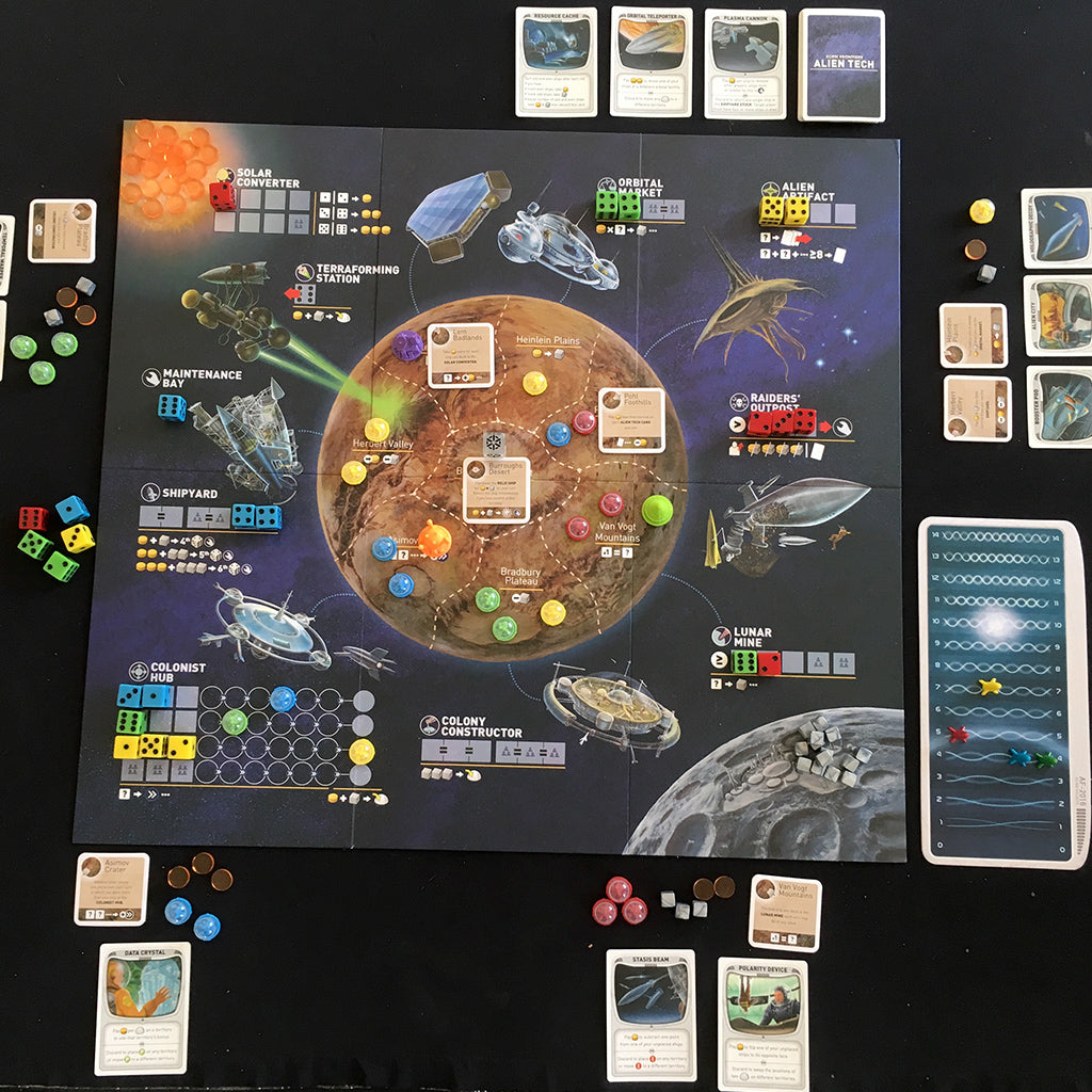 Alien Frontiers 5th Edition - Board Game Chiến Thuật Khai Phá Hành Tinh - Tabletop Tycoon