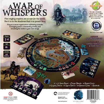 A War of Whispers Board Game - Trò chơi chiến thuật thao túng hội kín - Tabletop Tycoon
