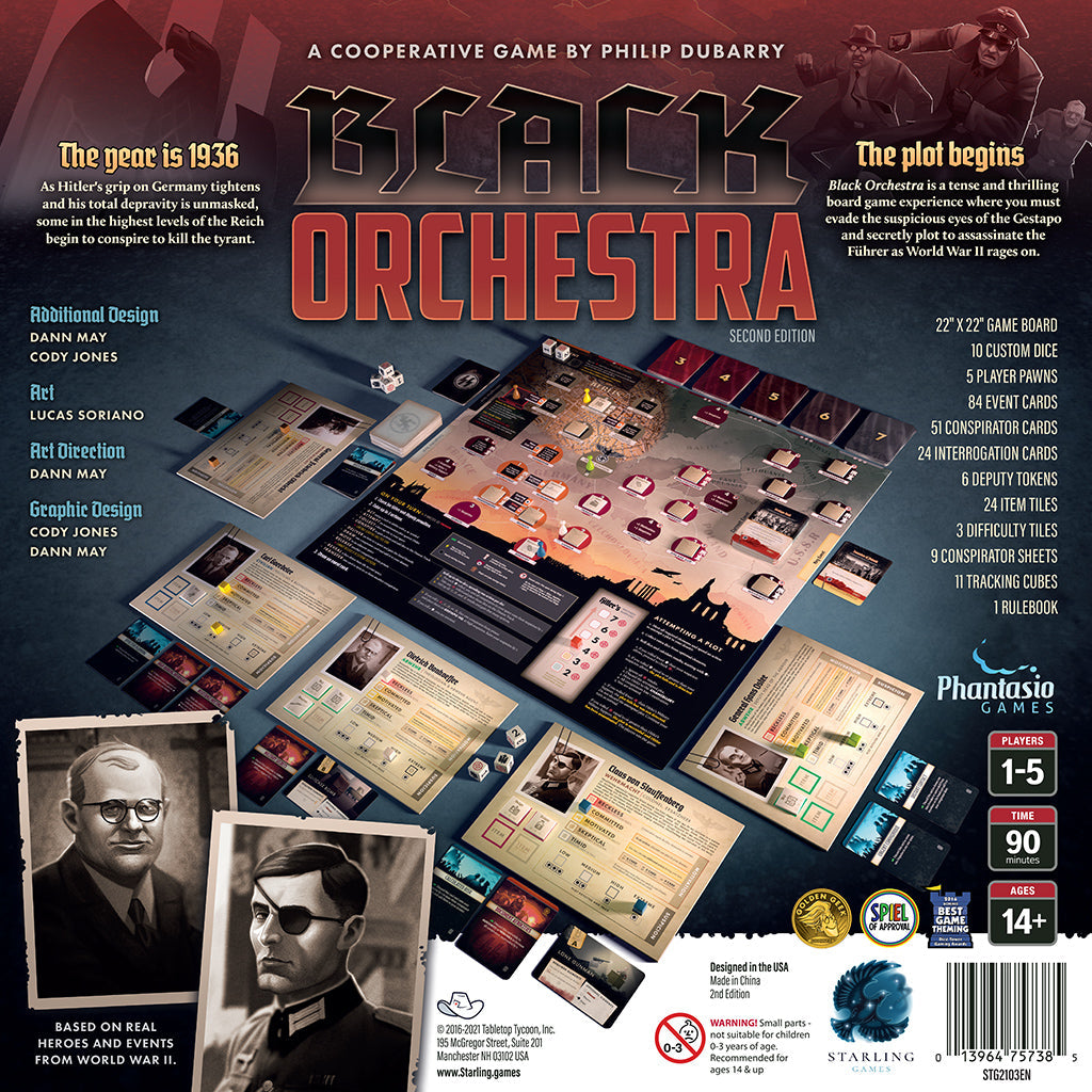 Black Orchestra - WWII Board Game - Board Game Chiến thuật Thế chiến II - Tabletop Tycoon