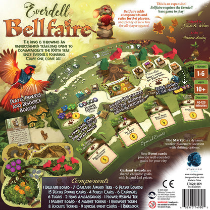 Everdell Board Game: Bellfaire Expansion - Bản mở rộng trò chơi để bàn - Tabletop Tycoon