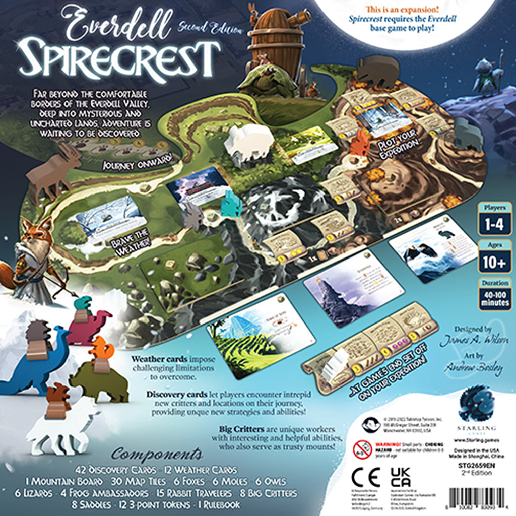 Everdell: Spirecrest 2nd Edition - Bản mở rộng Board Game chiến thuật - Tabletop Tycoon