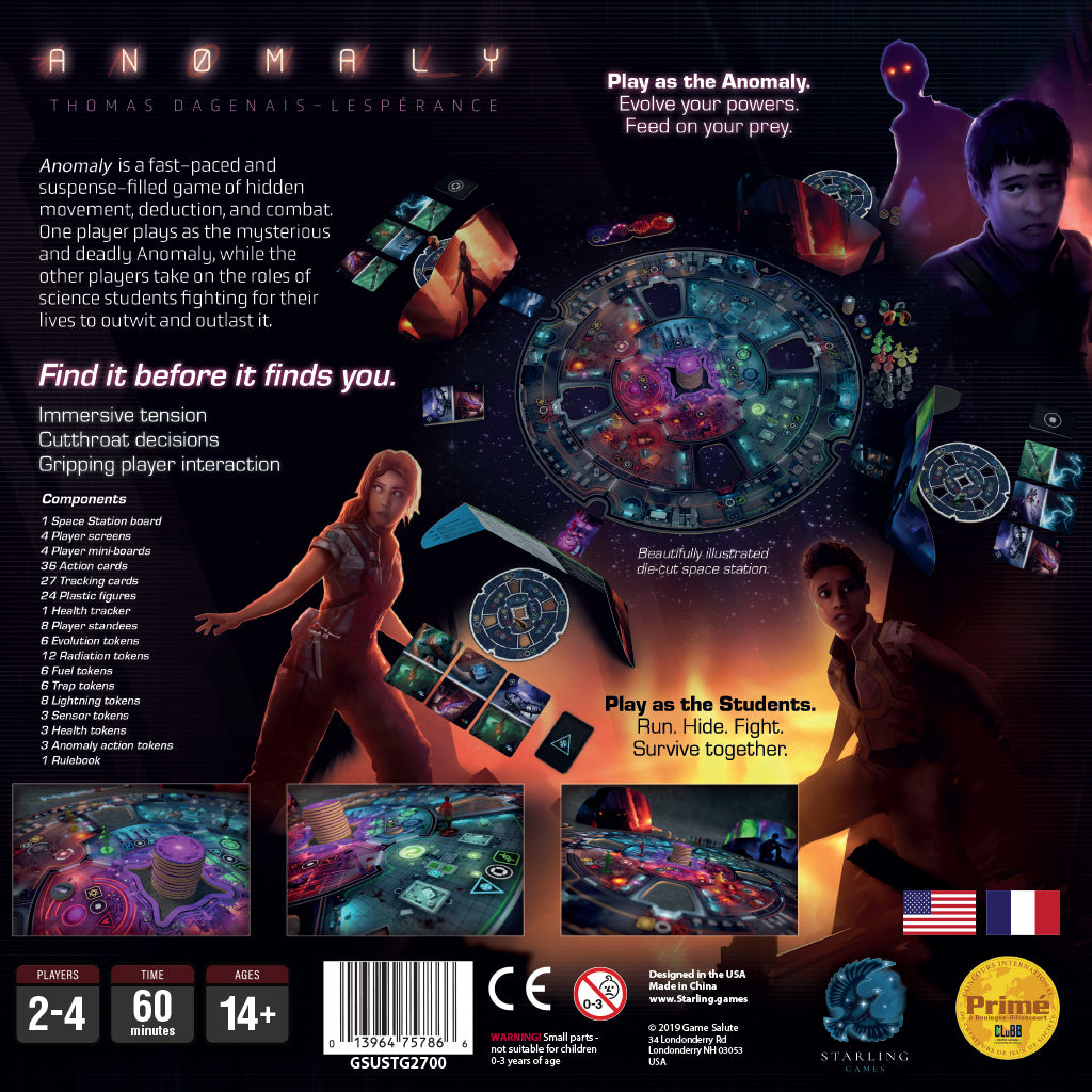 Anomaly Board Game - Trò chơi ẩn thân và suy luận - Tabletop Tycoon