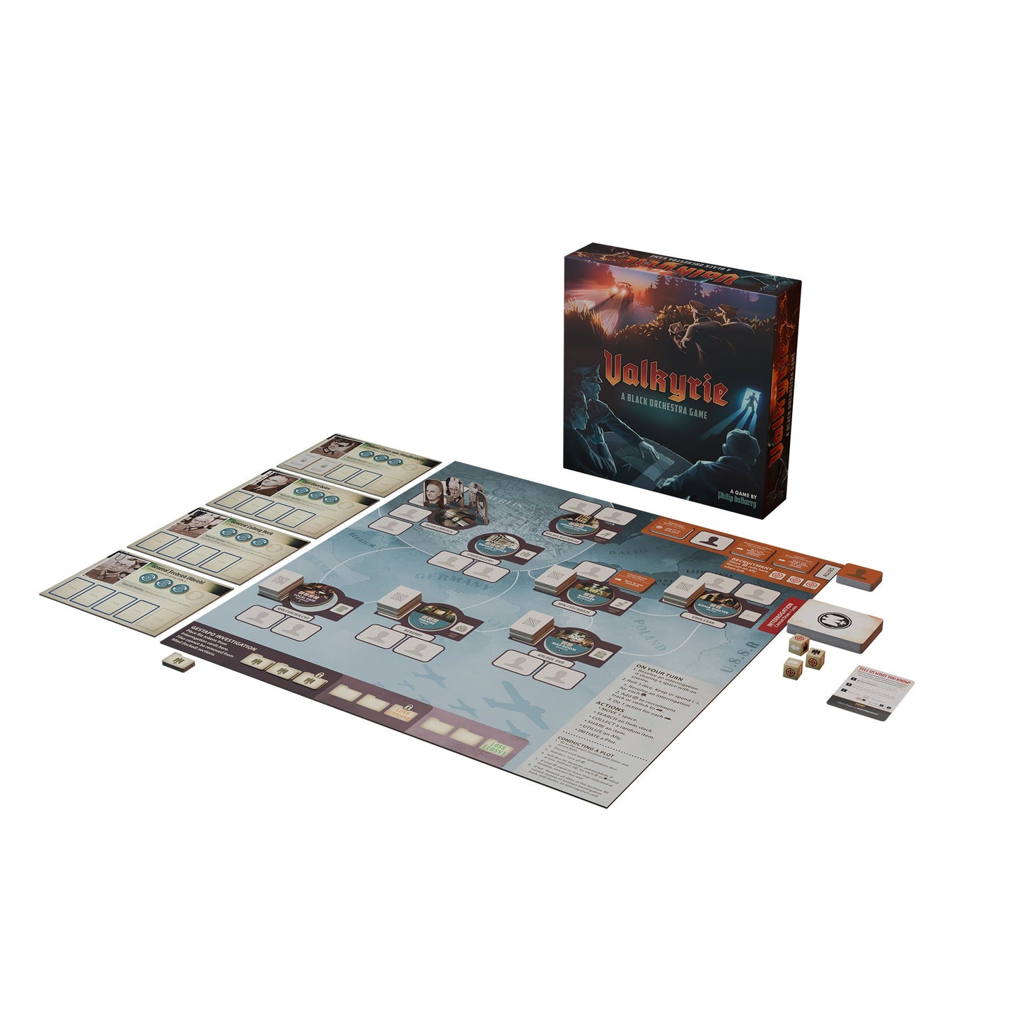 Valkyrie A Black Orchestra Board Game - Board Game Chiến Thuật - Tabletop Tycoon