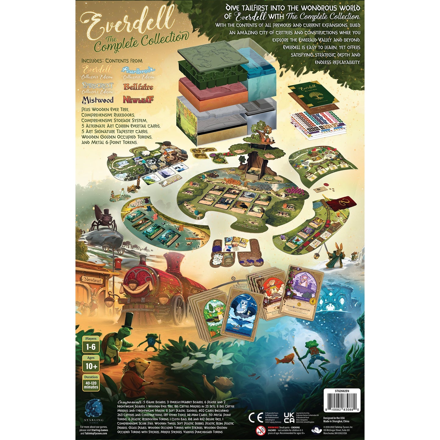 Everdell Board Game - The Complete Collection - Board game chiến thuật cao cấp - Tabletop Tycoon