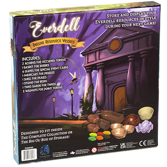 Everdell Deluxe Resource Vessels - Khay đựng tài nguyên cao cấp - Tabletop Tycoon