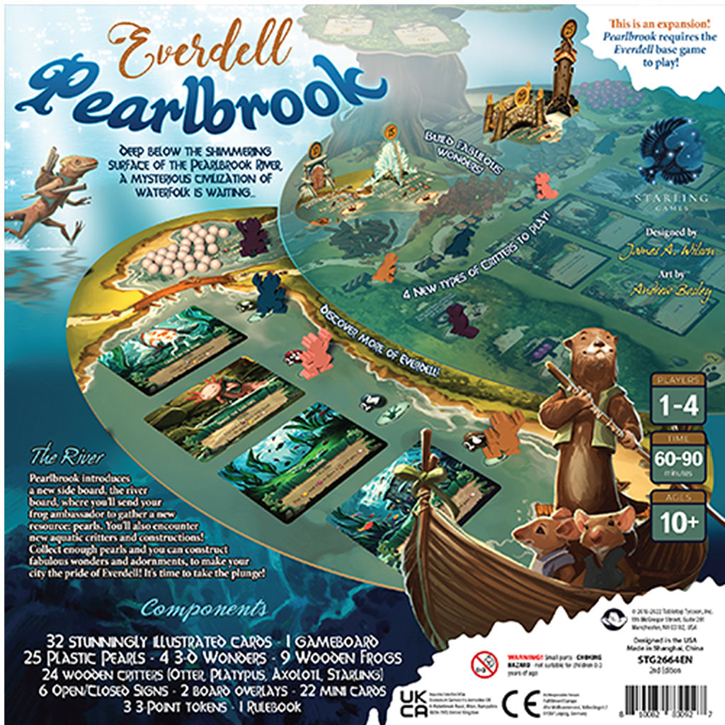 Everdell Pearlbrook 2nd Edition Board Game Expansion - Bản mở rộng Board Game - Tabletop Tycoon