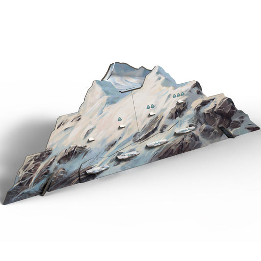 Everdell Silverfrost Wooden Mountain - Phụ kiện núi gỗ nâng cấp - Tabletop Tycoon