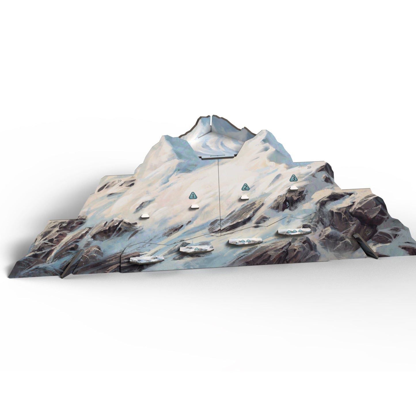 Everdell Silverfrost Wooden Mountain - Phụ kiện núi gỗ nâng cấp - Tabletop Tycoon