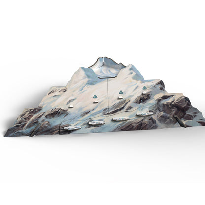 Everdell Silverfrost Wooden Mountain - Phụ kiện núi gỗ nâng cấp - Tabletop Tycoon