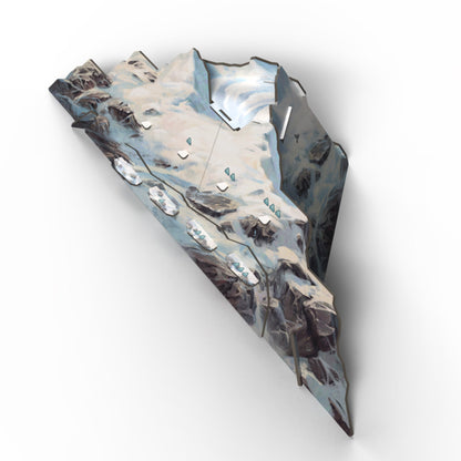 Everdell Silverfrost Wooden Mountain - Phụ kiện núi gỗ nâng cấp - Tabletop Tycoon
