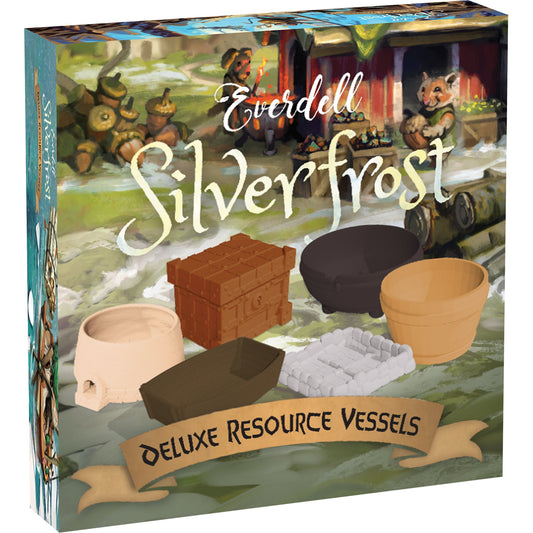 Everdell Silverfrost Deluxe Resource Vessels - Phụ kiện khay chứa tài nguyên cao cấp - Tabletop Tycoon