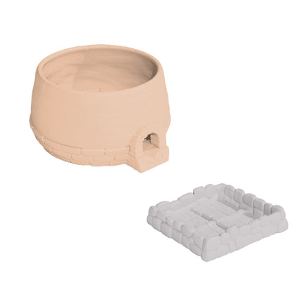 Everdell Silverfrost Deluxe Resource Vessels - Phụ kiện khay chứa tài nguyên cao cấp - Tabletop Tycoon