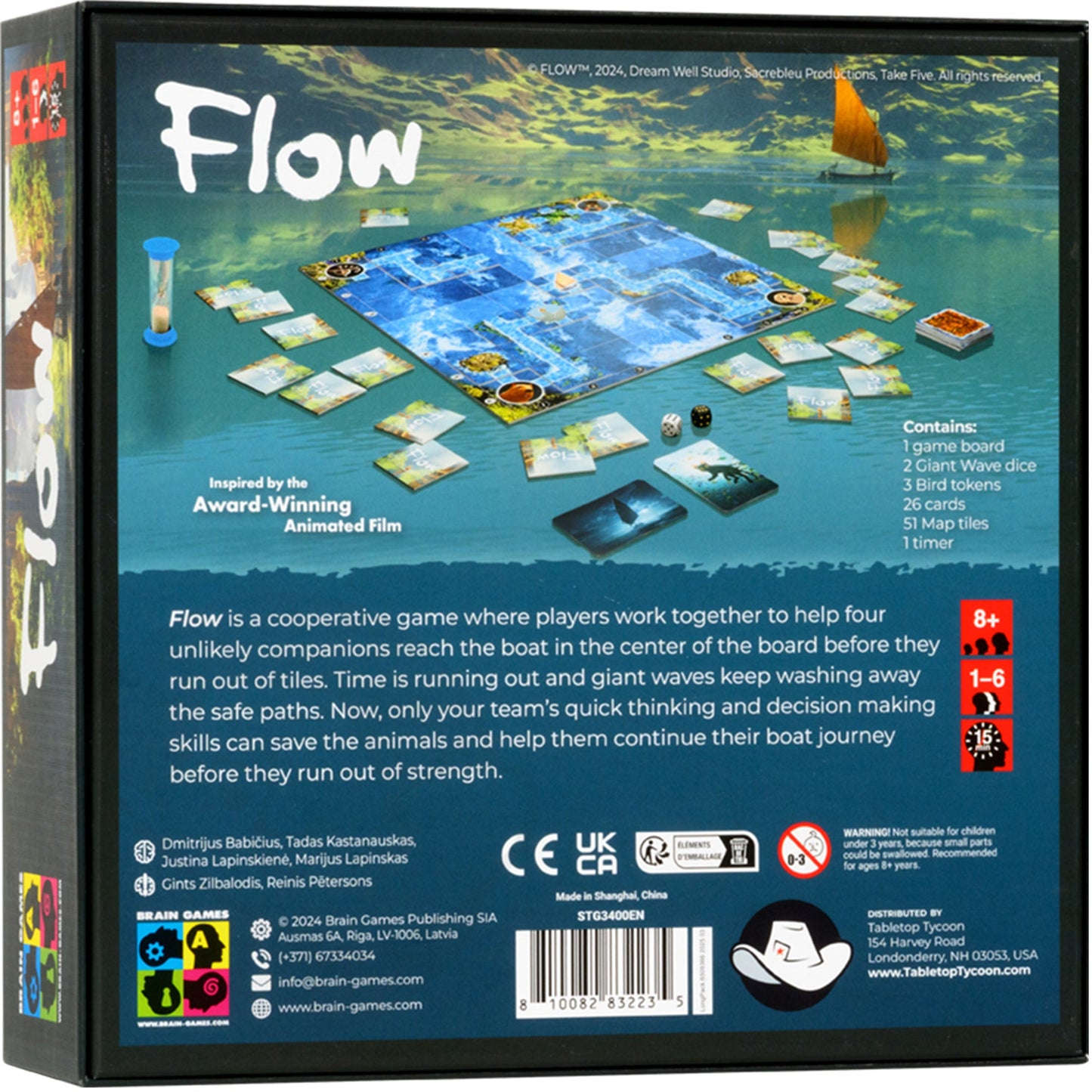 Flow Board Game - Trò chơi board game hợp tác - Tabletop Tycoon