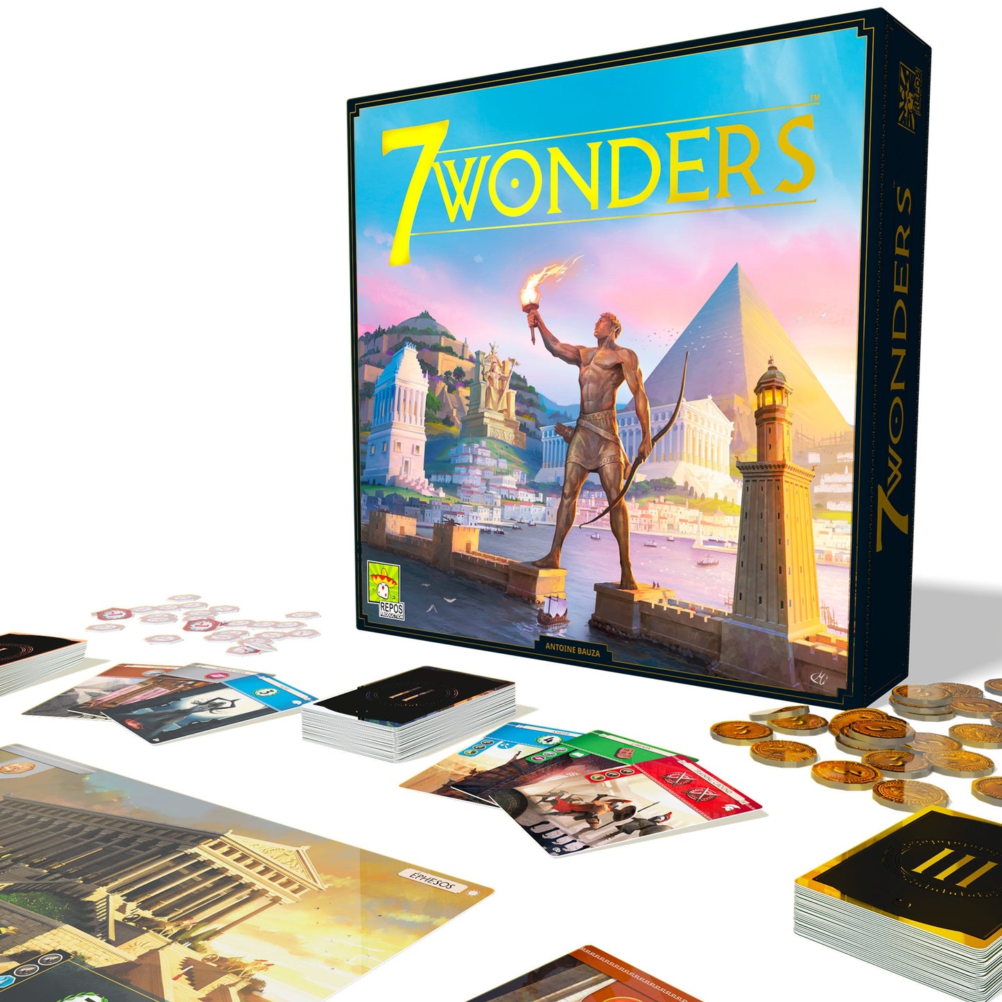 7 Wonders New Edition Board Game - Trò chơi Board Game Chiến thuật - Repos Production