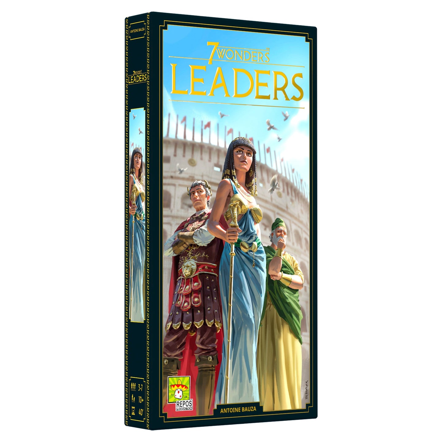 7 Wonders Leaders Board Game Expansion (New Edition) - Bản Mở Rộng Board Game Chiến Thuật - Repos Production