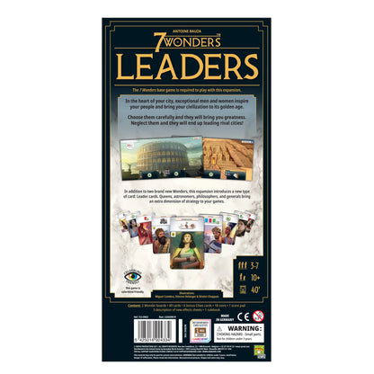 7 Wonders Leaders Board Game Expansion (New Edition) - Bản Mở Rộng Board Game Chiến Thuật - Repos Production