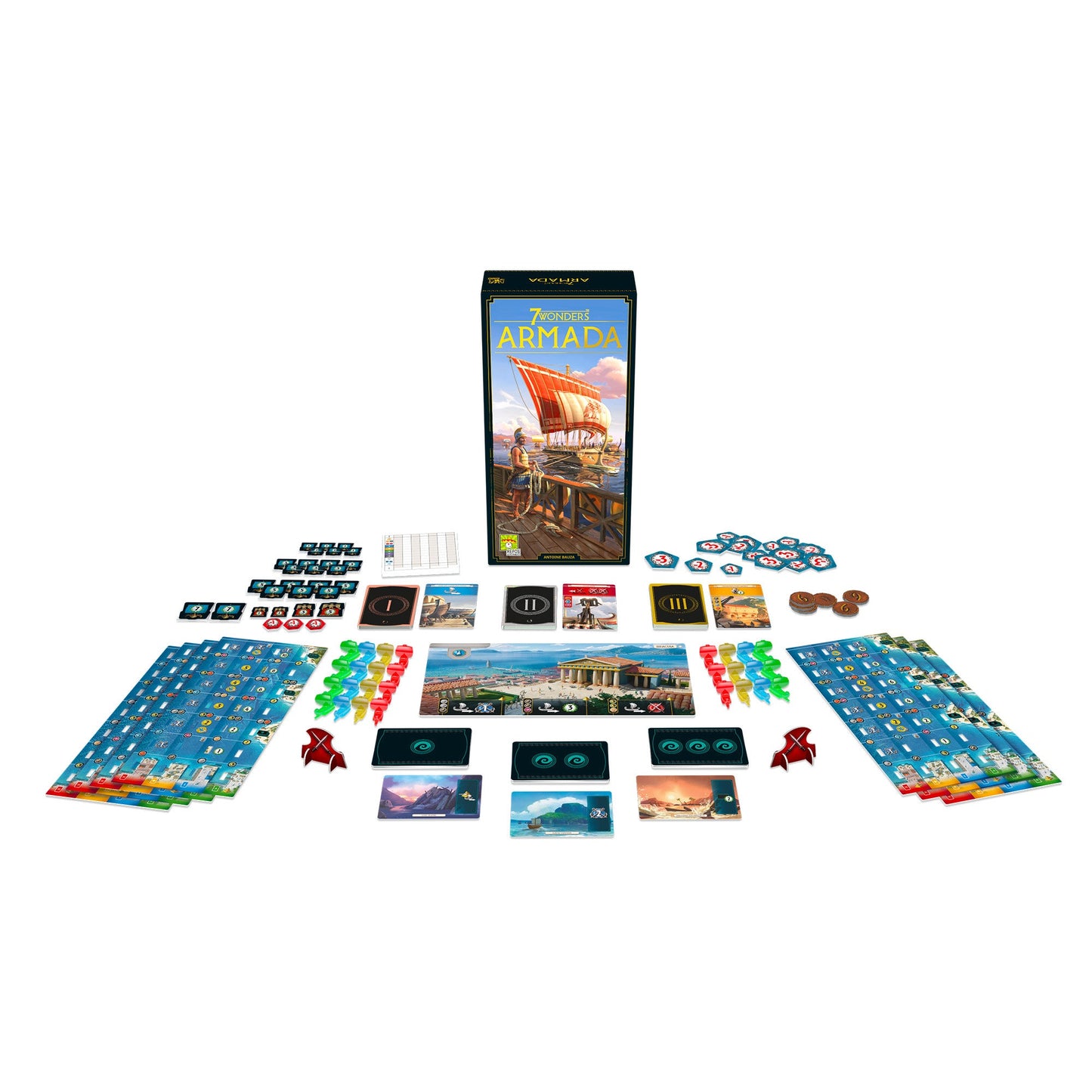 7 Wonders Armada Board Game Expansion - Bản mở rộng Board Game - Repos Production